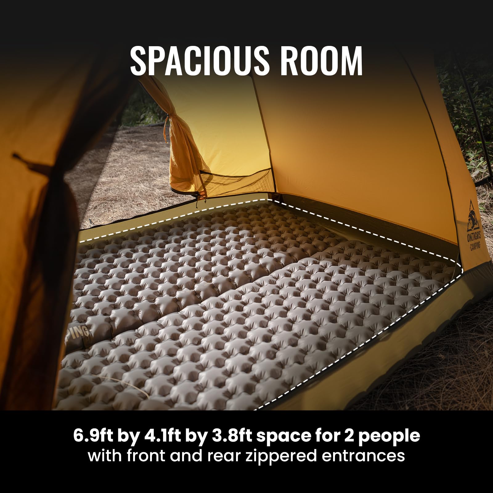 OneTigris Stella removable blackout outer enables light control.