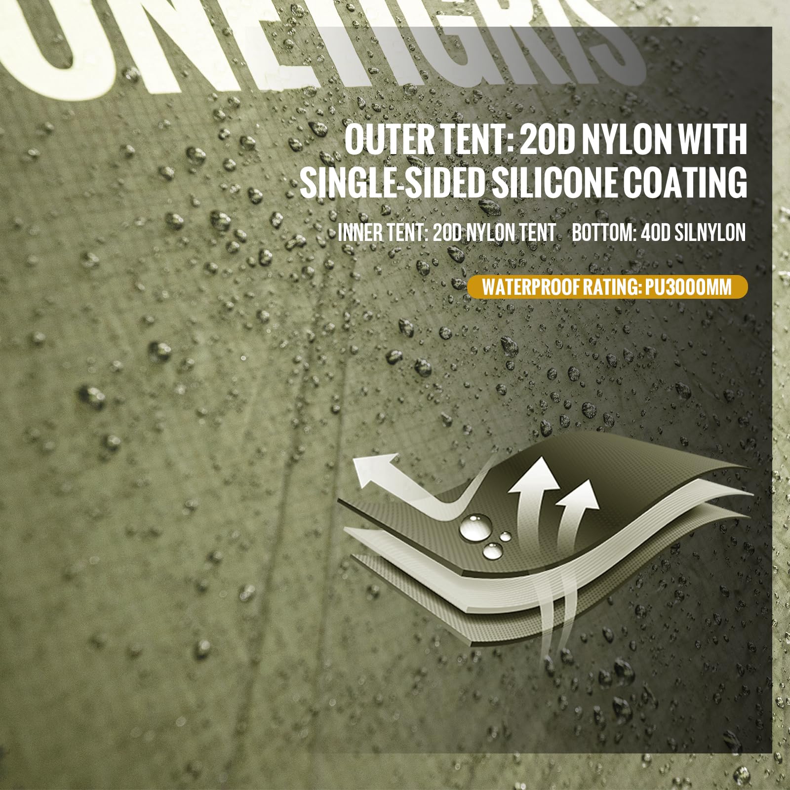 OneTigris Stella lightweight tent suitable for two-person trips.