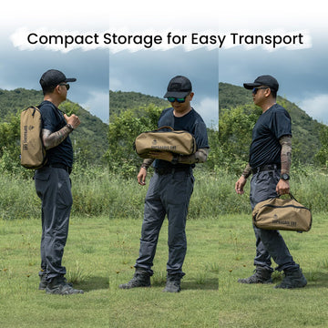 ONETIGRIS SUPRAGRIS cot included stuff sack for compact storage and travel