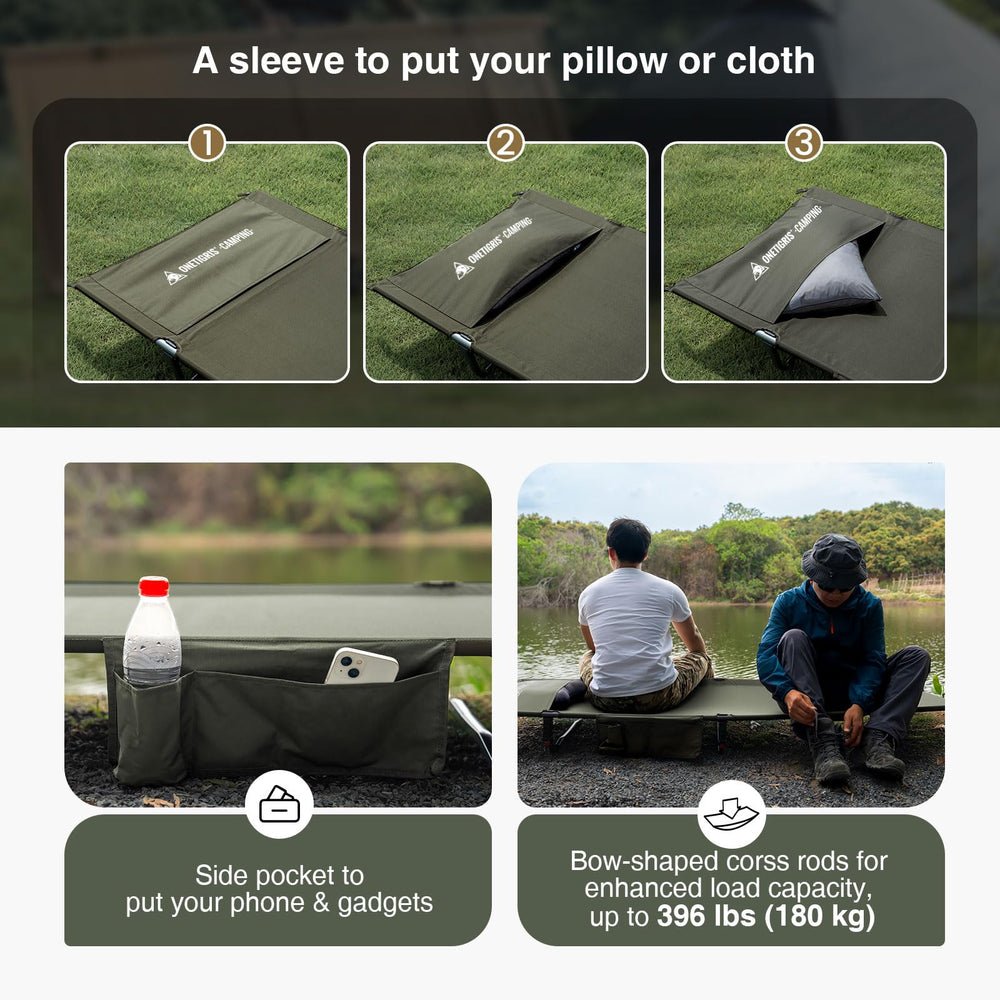 ONETIGRIS SUPRAGRIS durable fabric highlights dirt and water resistance for outdoors.