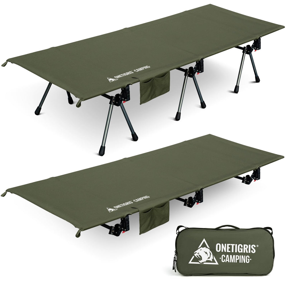 ONETIGRIS Supranubis cot setup for fast assembly and easy outdoor sleep