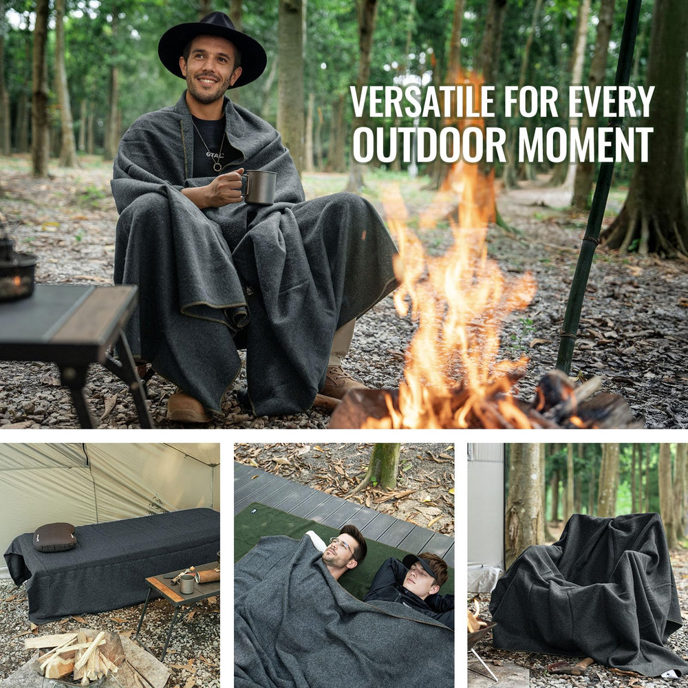 ONETIGRIS wool blanket in car emergency kit delivers reliable warmth.