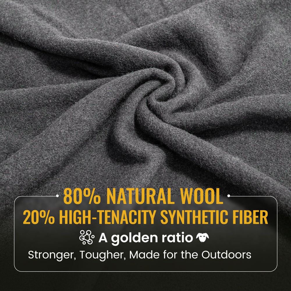 ONETIGRIS wool blanket at outdoor concert provides cozy warmth.
