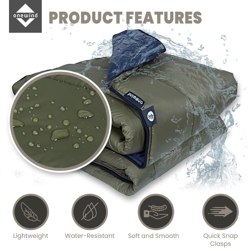 Onewind all-season setup shows combined warmth for outdoor nights.