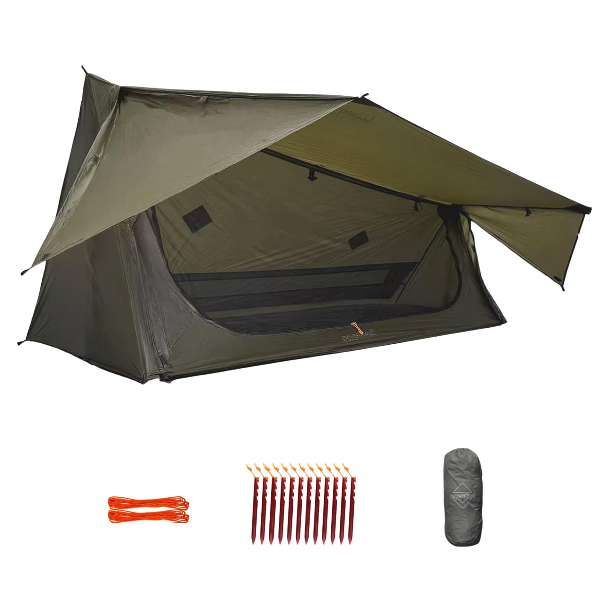onewind bivy weather protection: waterproof head and foot panels for all-weather shelter