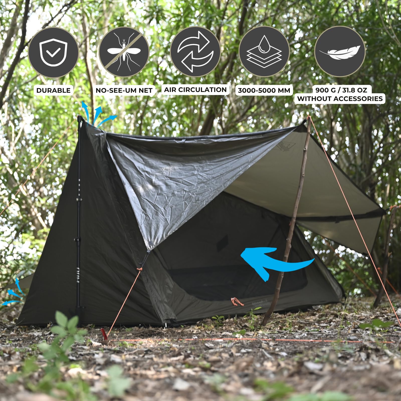 onewind compact pack size: folds to a small carry dimensions