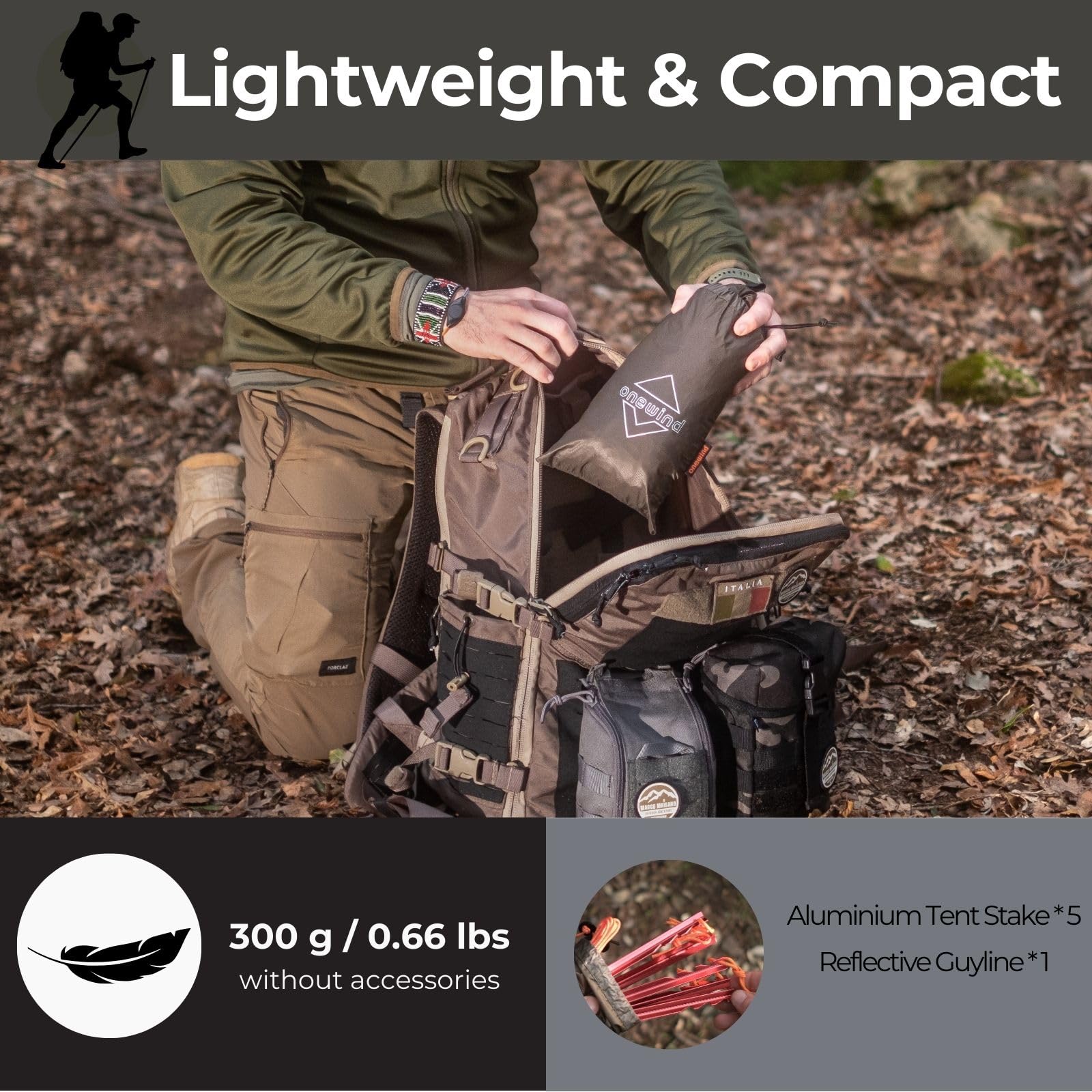 OneWind dual-use shelter poncho versatile outdoor wear and protection