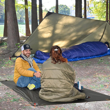 Onewind ultralight groundsheet weighs 0.7lb for easy backpacking.