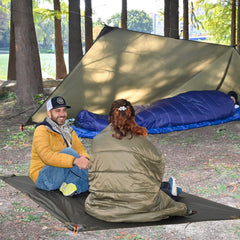 Onewind ultralight groundsheet weighs 0.7lb for easy backpacking.