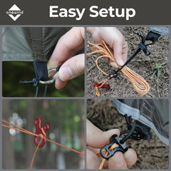 Onewind hammock bed diagonal image demonstrates a comfortable diagonal lay.
