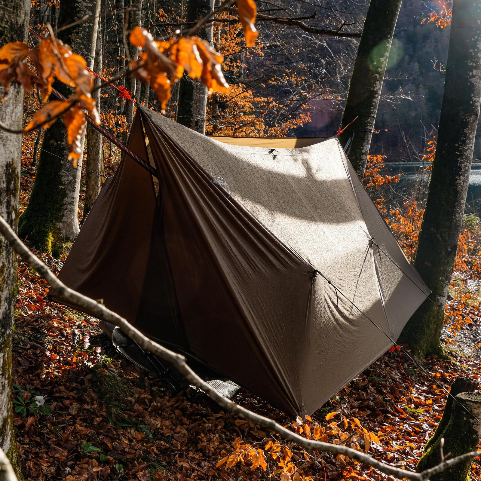 onewind 12×10 ft Hammock Tarp – Ultralight Weatherproof Silnylon Rain Fly with Doors