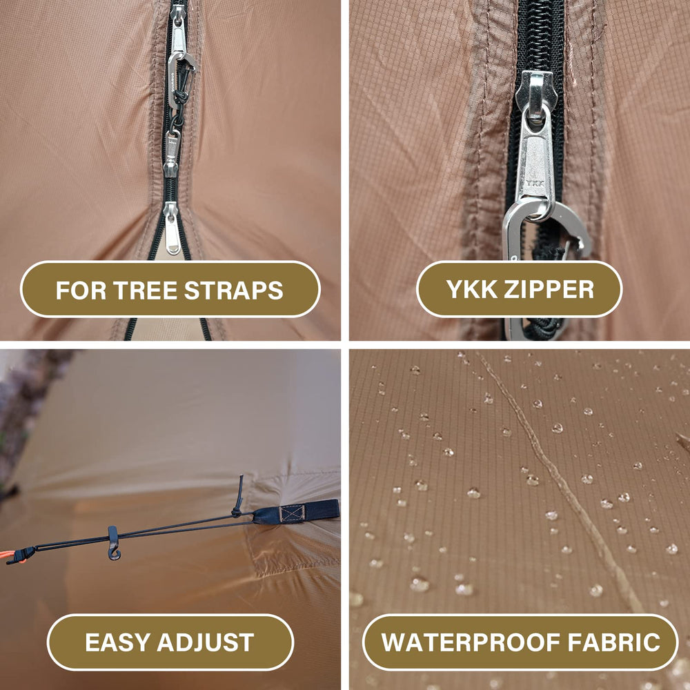 onewind hammock tarp ultralight-4-2lbs emphasizes easy carry for backpacking trips