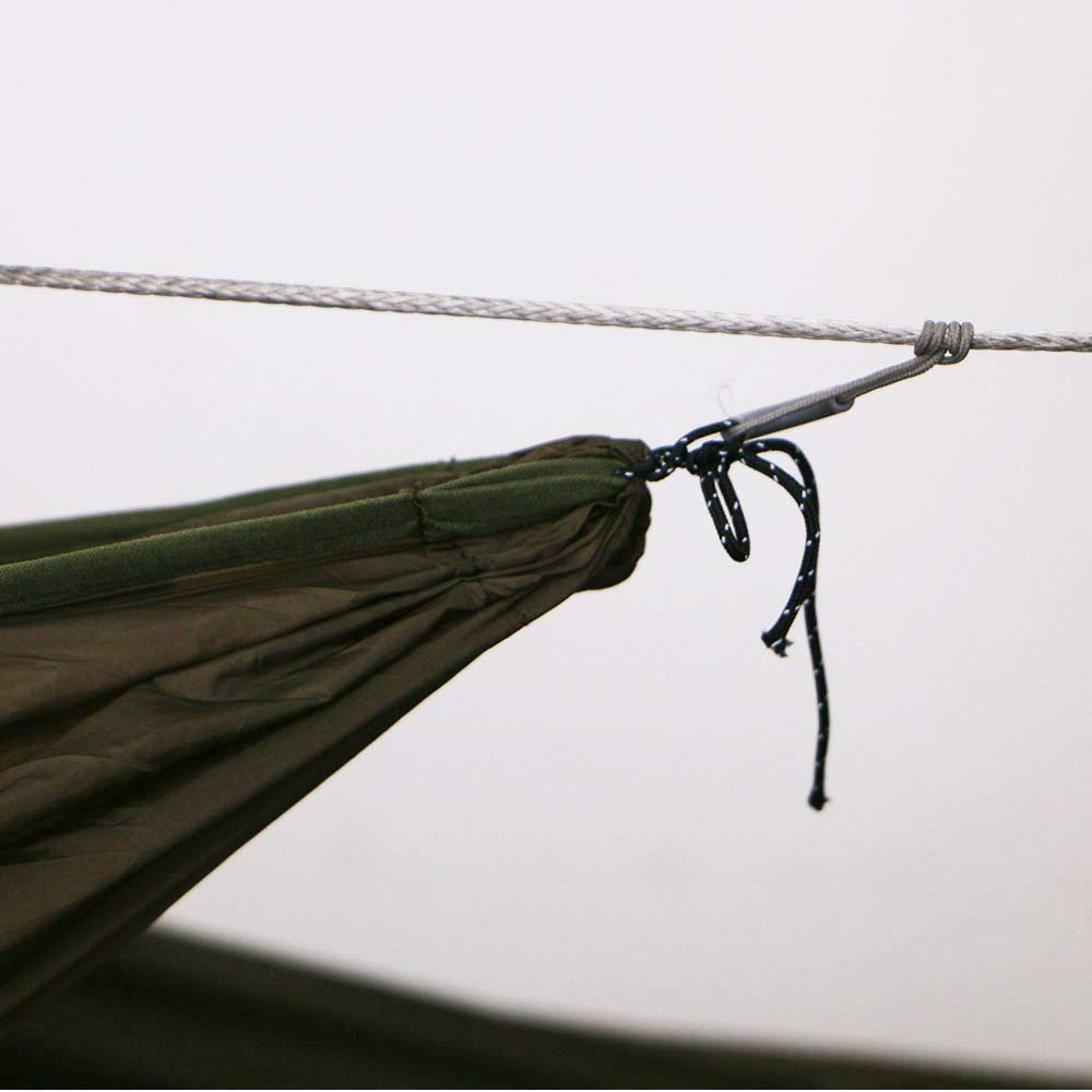 Onewind Peak Storage Hammock is made from lightweight nylon for backpack-friendly gear.