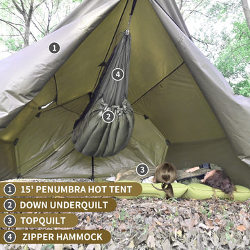 Onewind Penumbra OD green color blends with outdoor environments