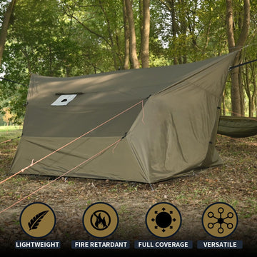 Onewind Penumbra includes full suspension kit and stakes for quick setup