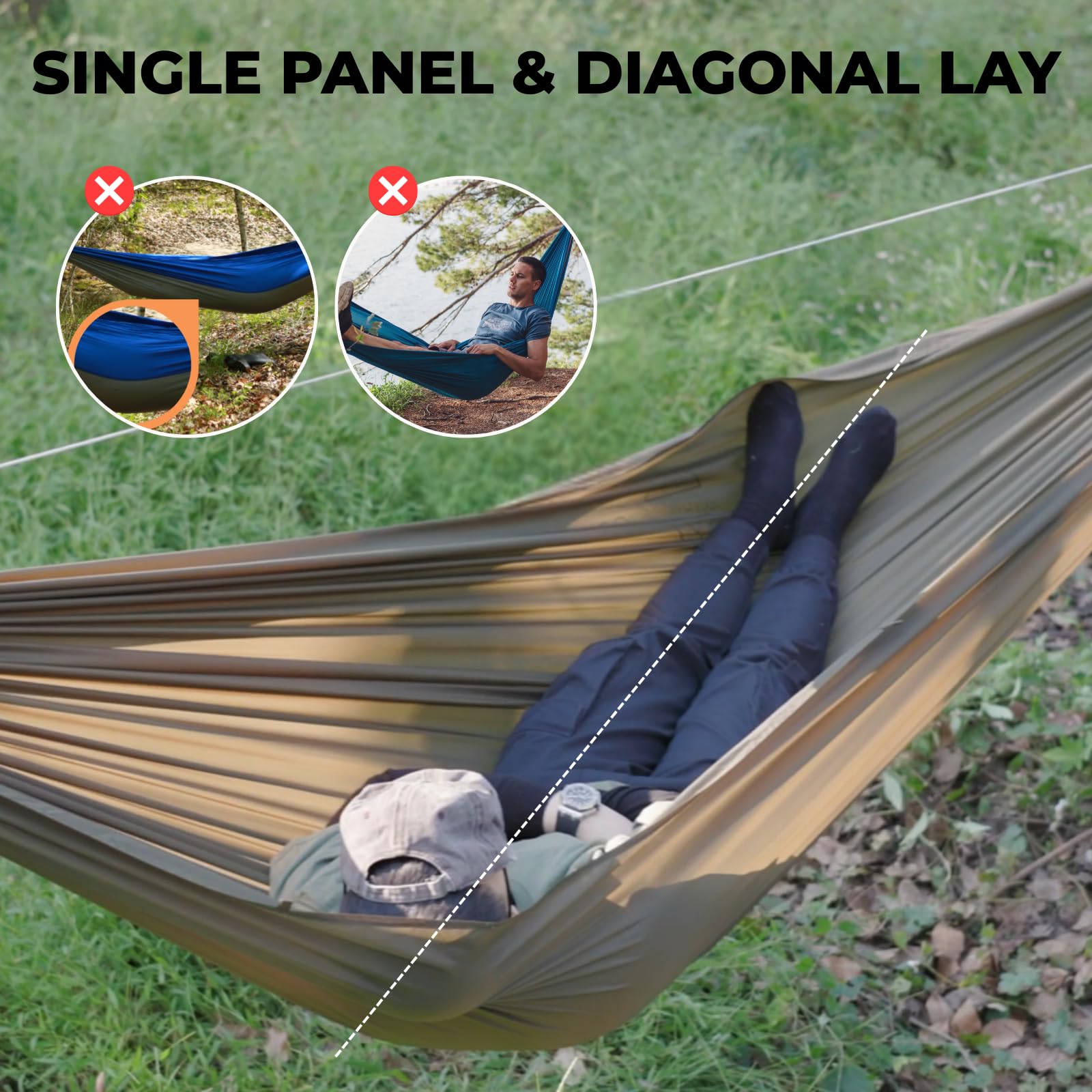 Onewind reflective guylines image improves visibility and tensioning at camp.