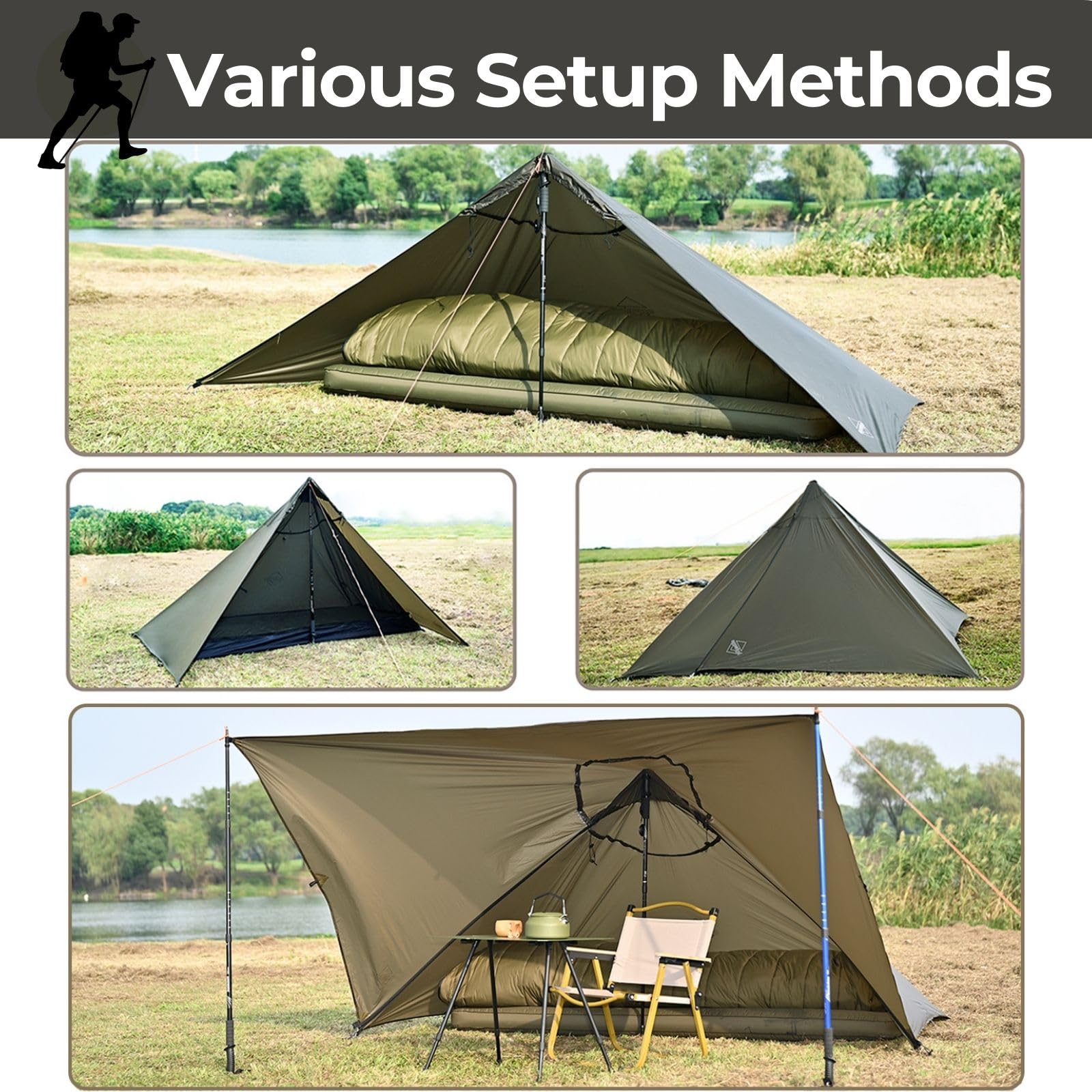 OneWind ripstop silnylon waterproof fabric detail highlighting weather resistance
