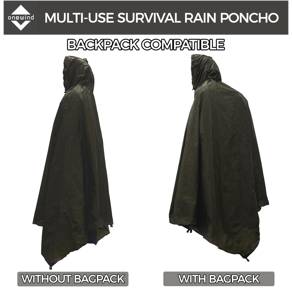 OneWind solitary shelter poncho transform ready for rain protection