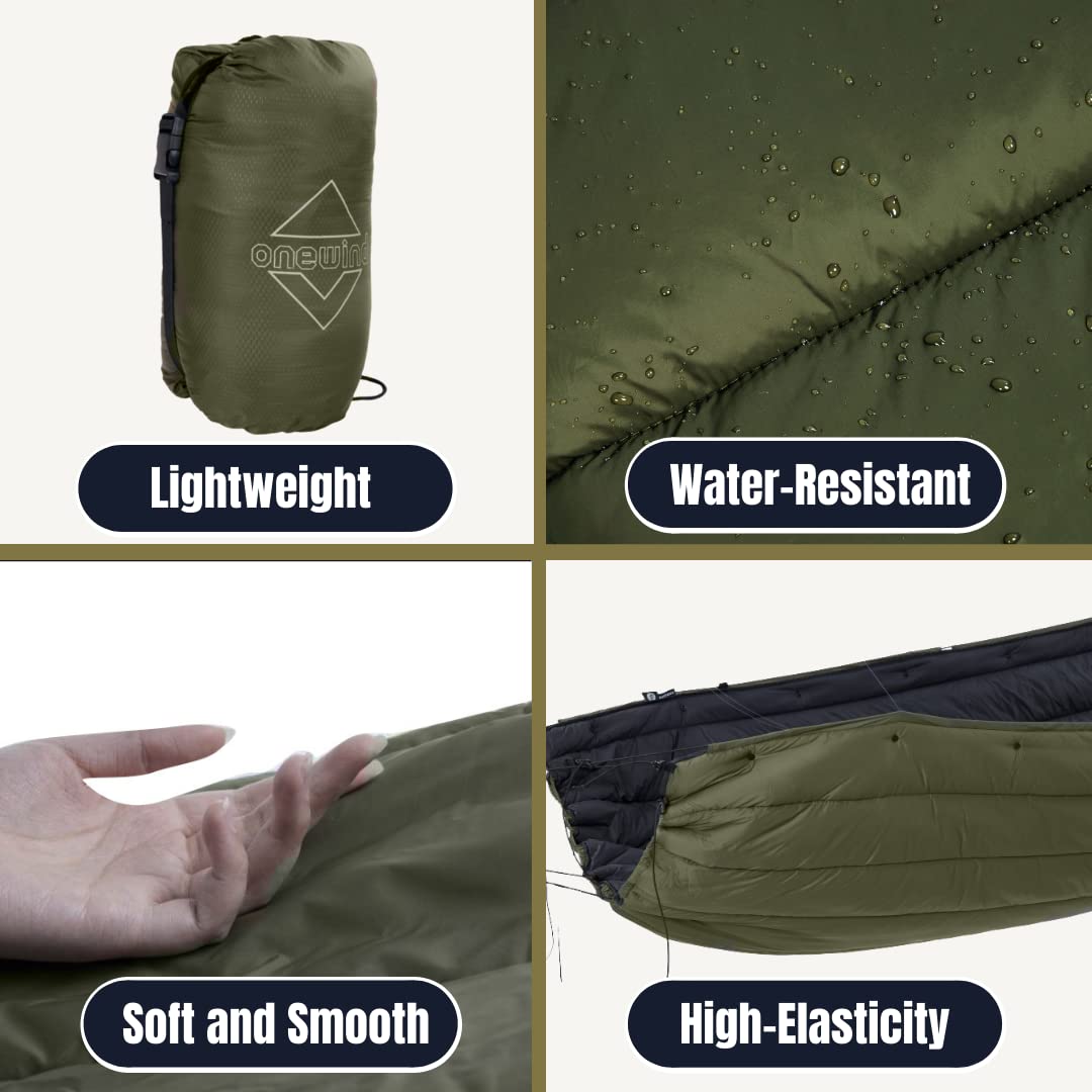 Onewind sorona insulation detail emphasizes eco-friendly loft and softness.