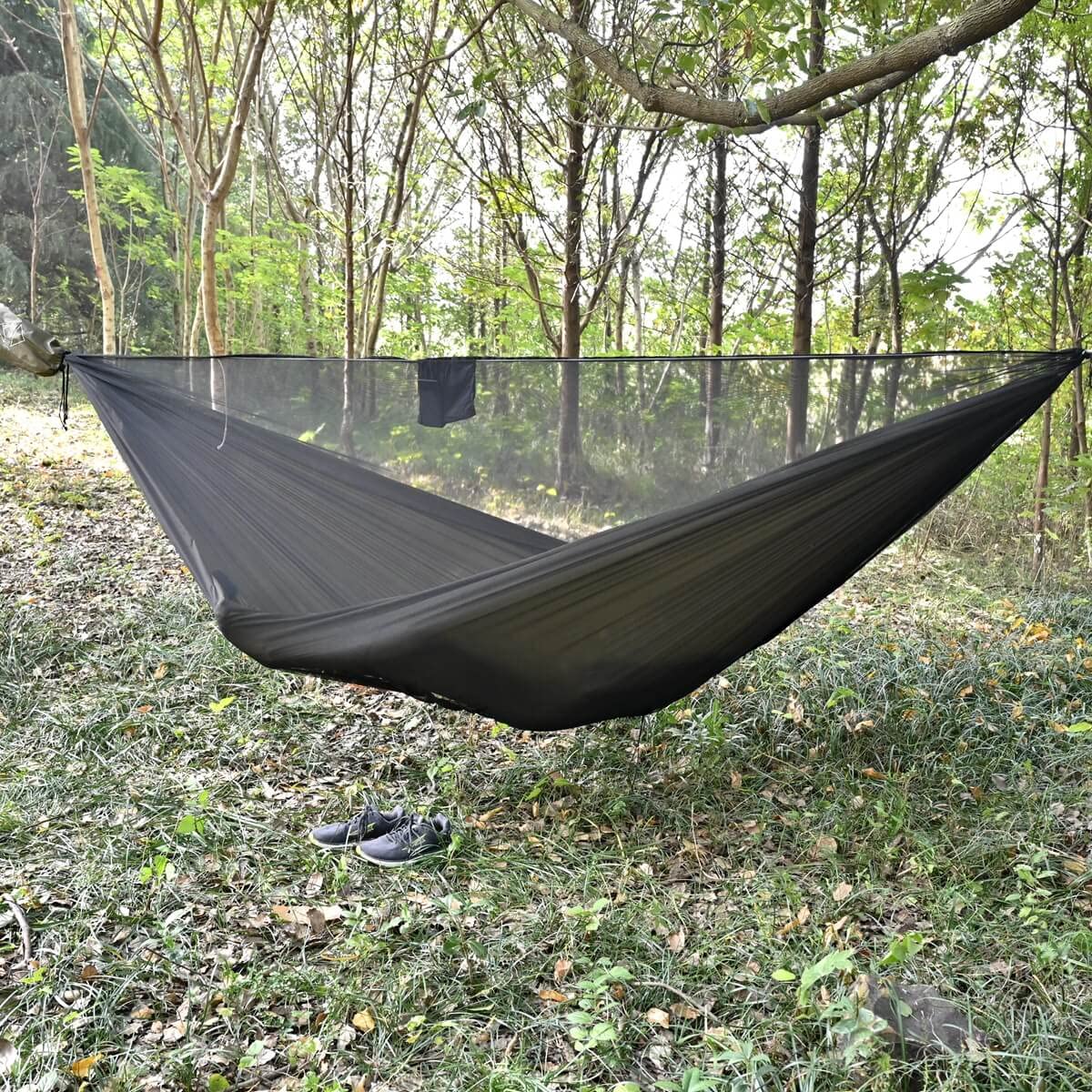 Onewind stuff sack compresses accessories for portable camping.