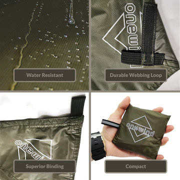 Onewind tent footprint attachment points enable flexible setup.
