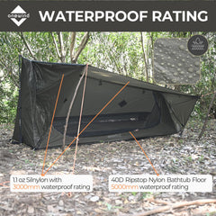 onewind ultralight silnylon shell: durable, waterproof shelter for outdoor trips
