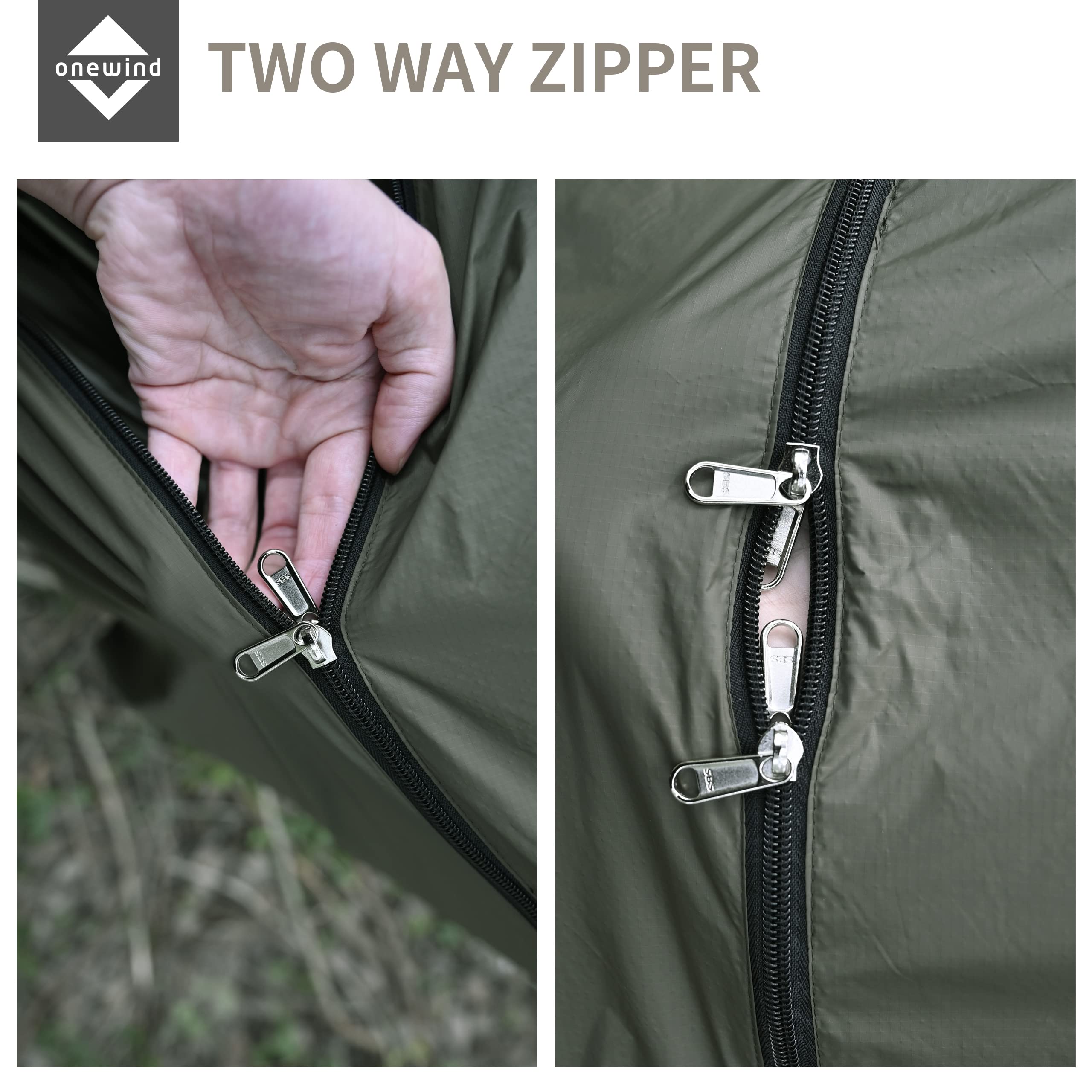 Onewind windsock compatible with a wide range of hammocks for versatile use.