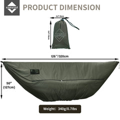 Onewind windsock horizontal dual-zip design for easy setup and quick access.