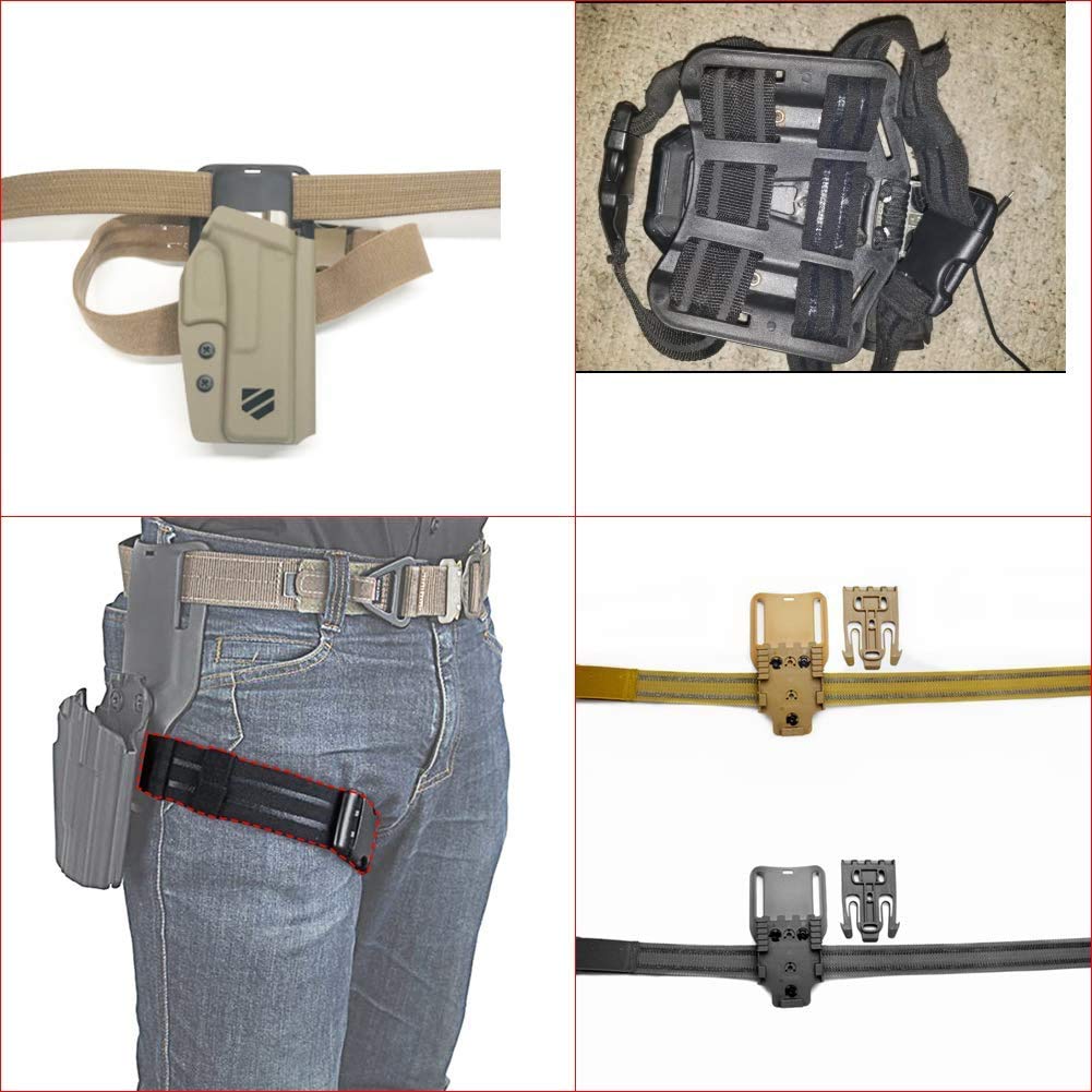 ONE WVW PIN leg-hanger strap neoprene lining adds comfort during extended wear.