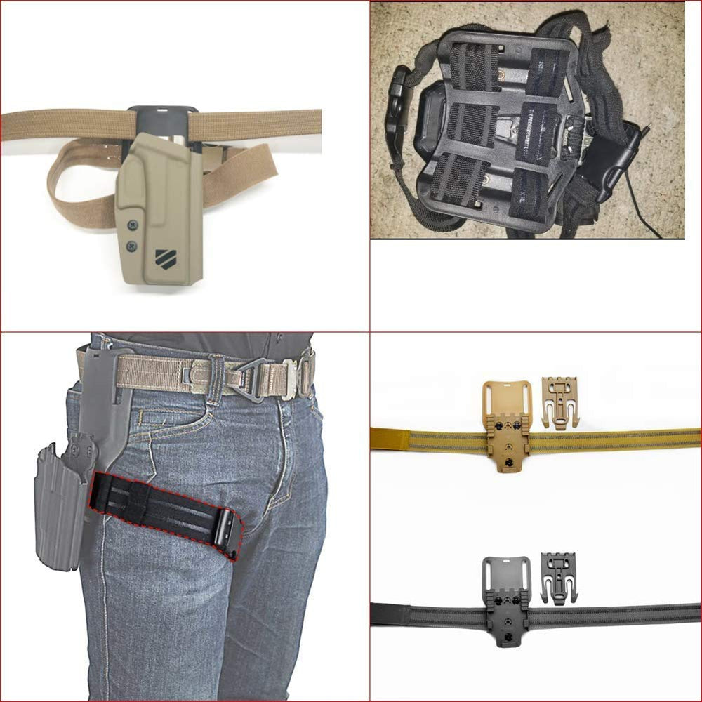 ONE WVW PIN leg-hanger strap neoprene lining adds comfort during extended wear.