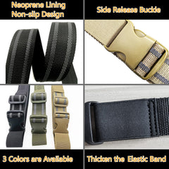ONE WVW PIN leg strap holster in mud color ideal for rugged outdoor environments.