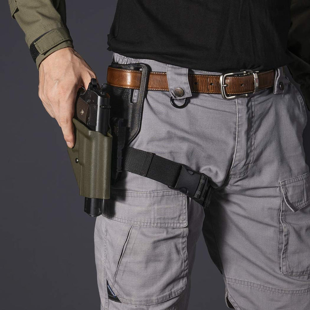 ONE WVW PIN tactical-use strap supports reliable thigh harness for duty and sports.
