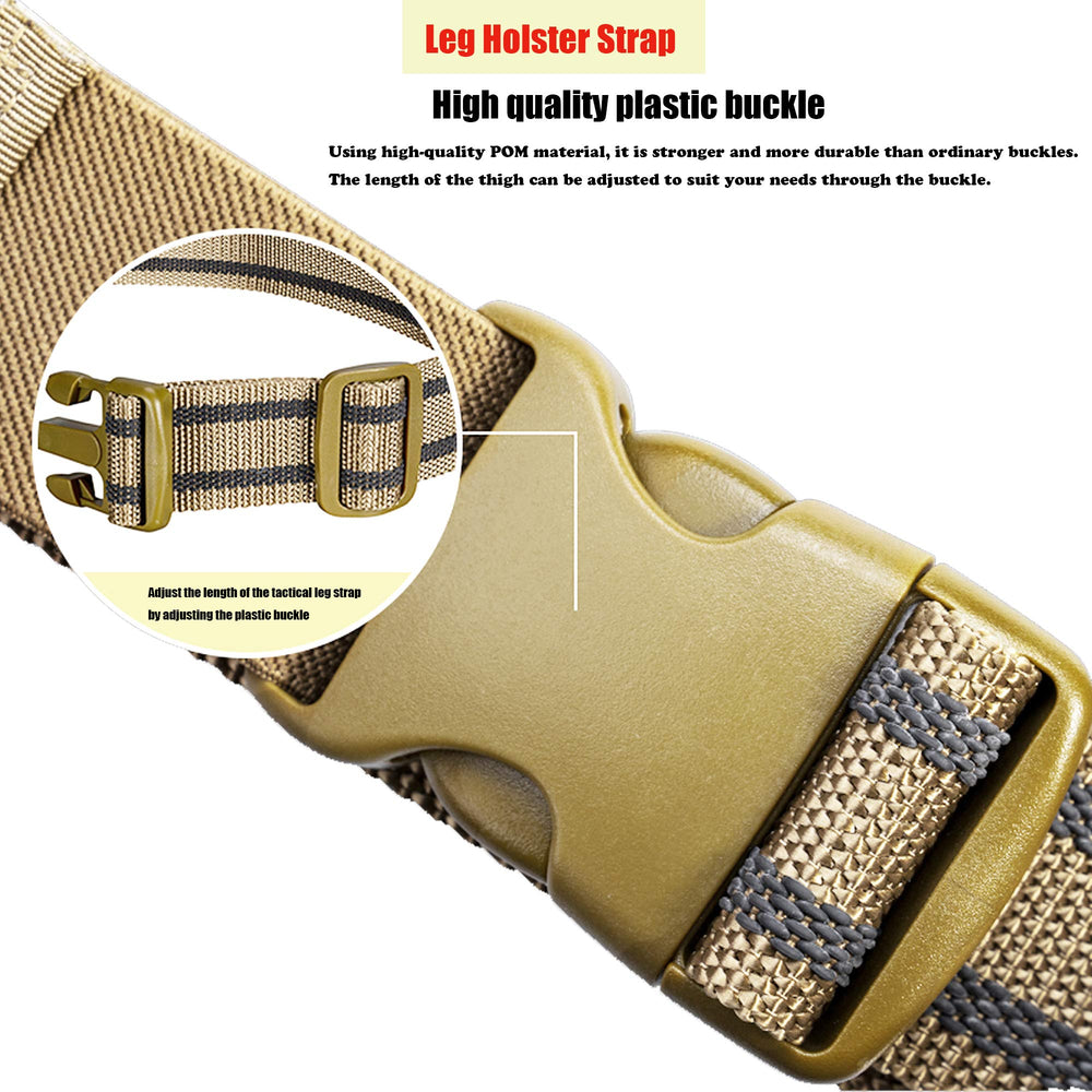 ONE WVW PIN thigh belt non-slip design keeps gear stable during movement.