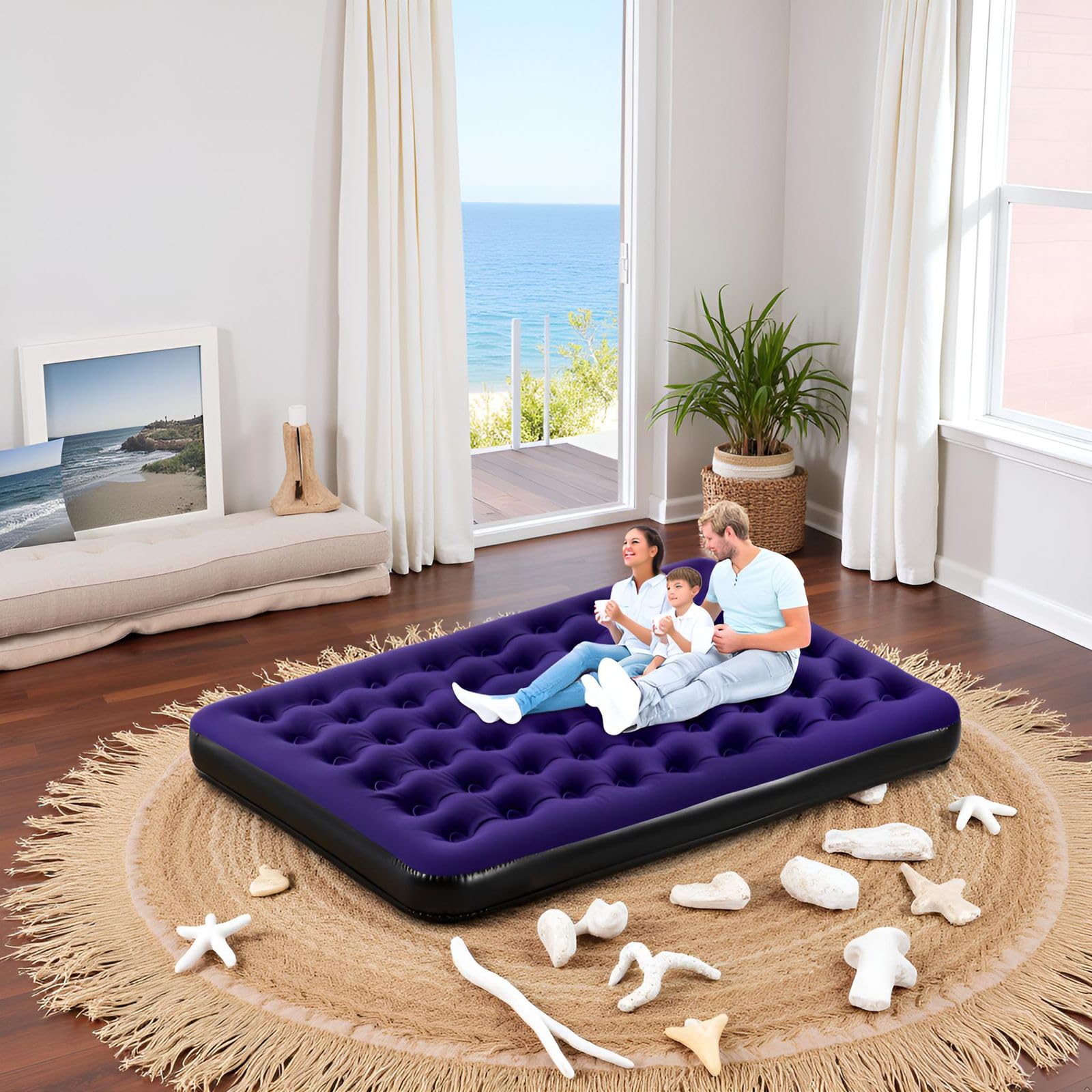 Onirii multifunction inflatable pump enables quick setup at home or in the car