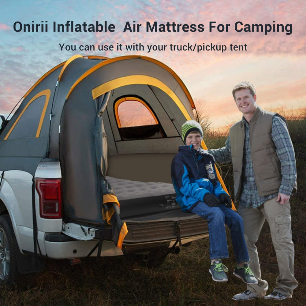 Onirii neck pillow and gear enhance comfort during travel rests.