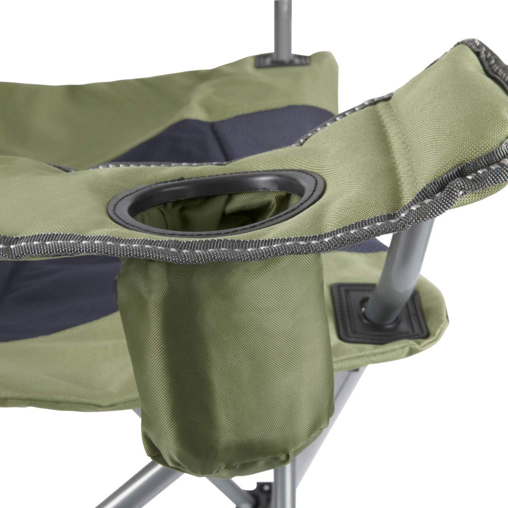Oniva reclining camp chair at a festival makes seating easy