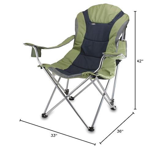 Oniva reclining camp chair insulated cup holder keeps drinks close at hand