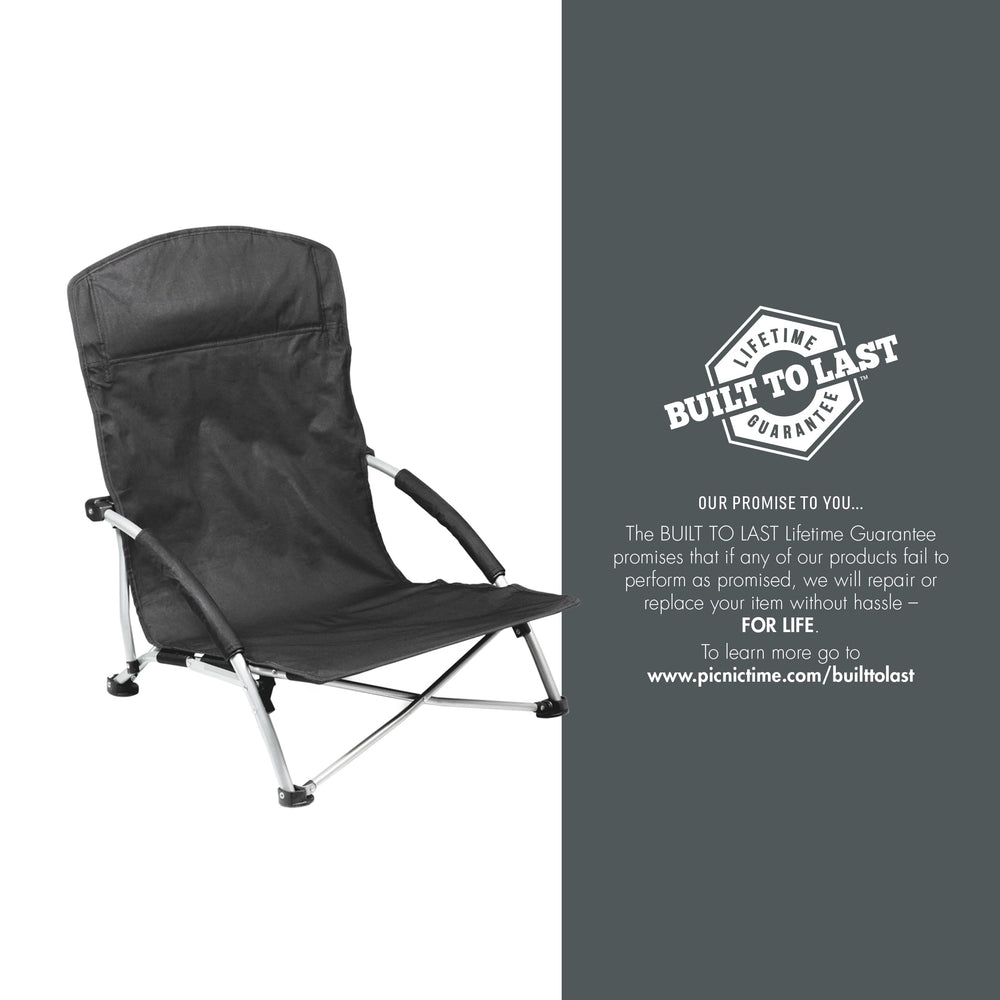 Oniva Tranquility Beach Chair open dimensions show comfortable seating area