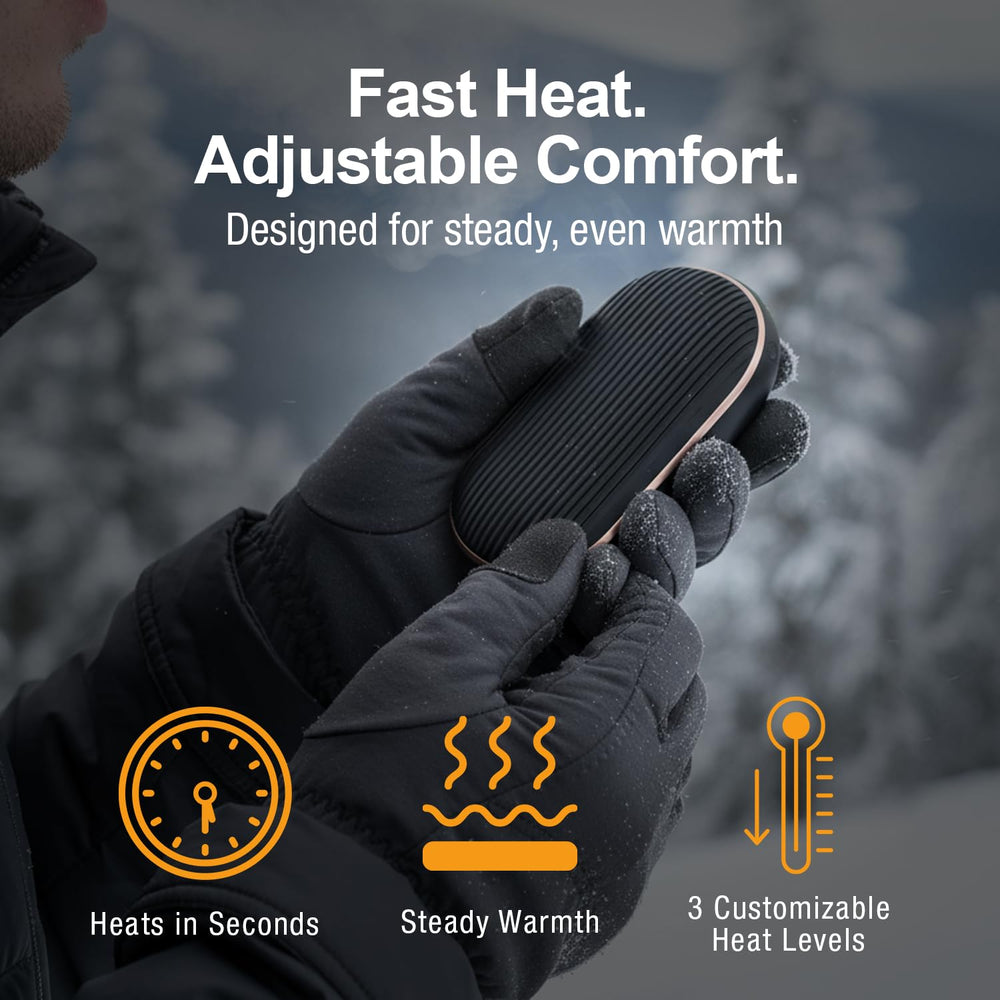 Ontel Handy Heater Ultra compact-lightweight fits easily into pockets and bags.