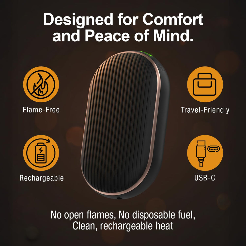 Ontel Handy Heater Ultra fast-heat-131f delivers quick comfort in seconds.