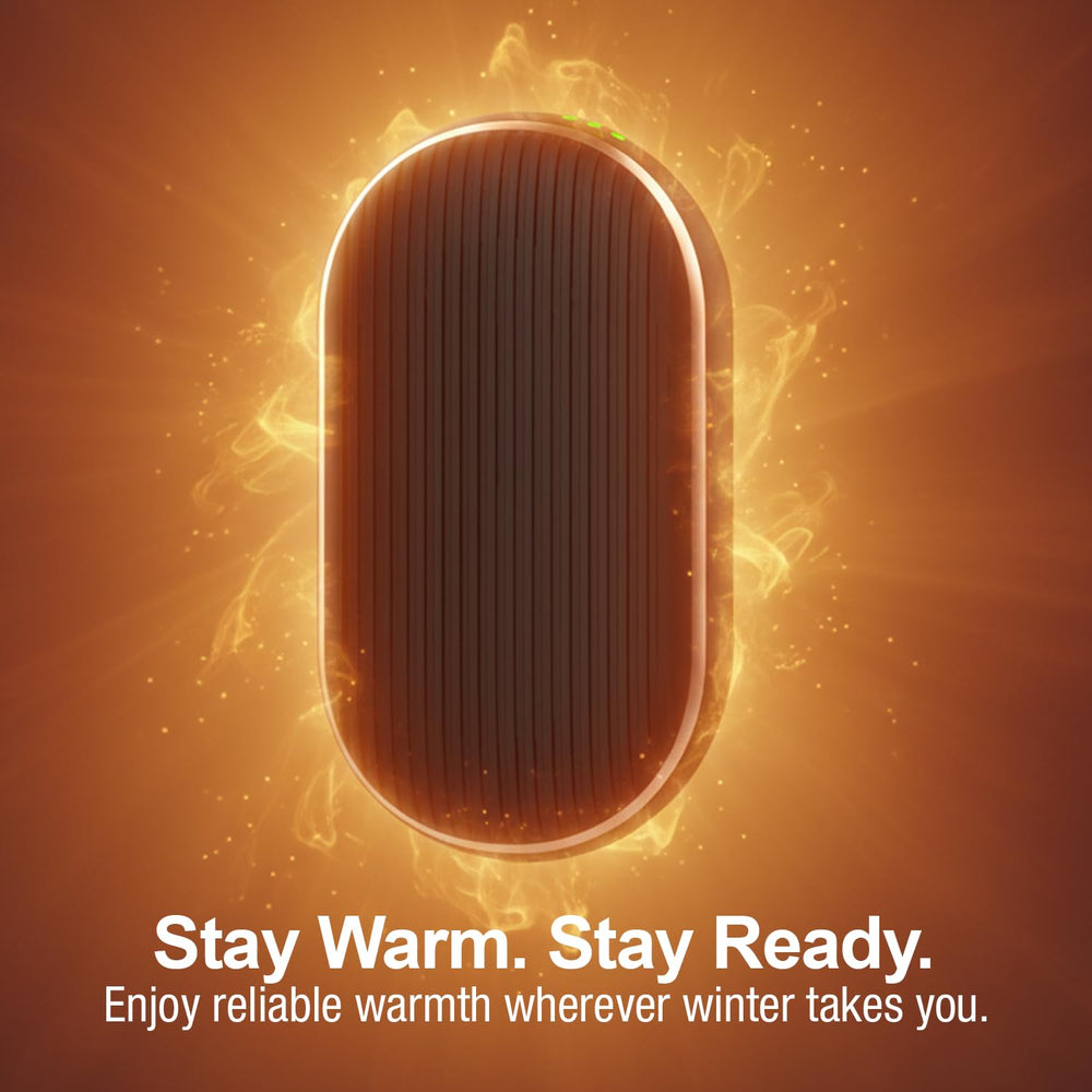 Ontel Handy Heater Ultra seven-hour-runtime supports extended outdoor activities.