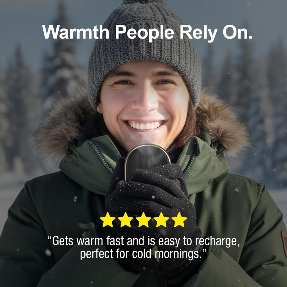 Ontel Handy Heater Ultra warm on the go during camping and commuting.
