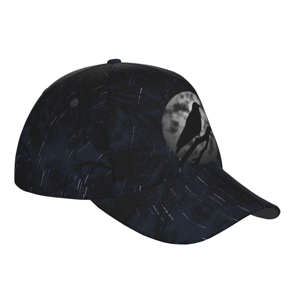 ONVOWO vintage crow raven moon cap – back adjustable, easy size control.