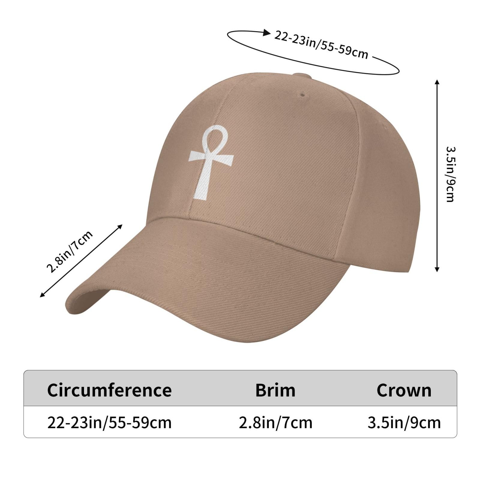ONVOWO Ankh trucker hat breathable mesh for warm weather