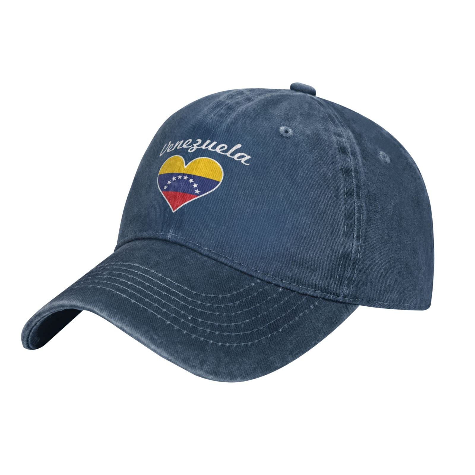 ONVOWO Proud Venezuelan flag hat front view for versatile style and sun protection.