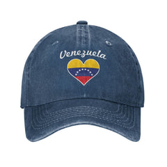 ONVOWO Proud Venezuelan flag hat side profile shows adjustable strap comfort.