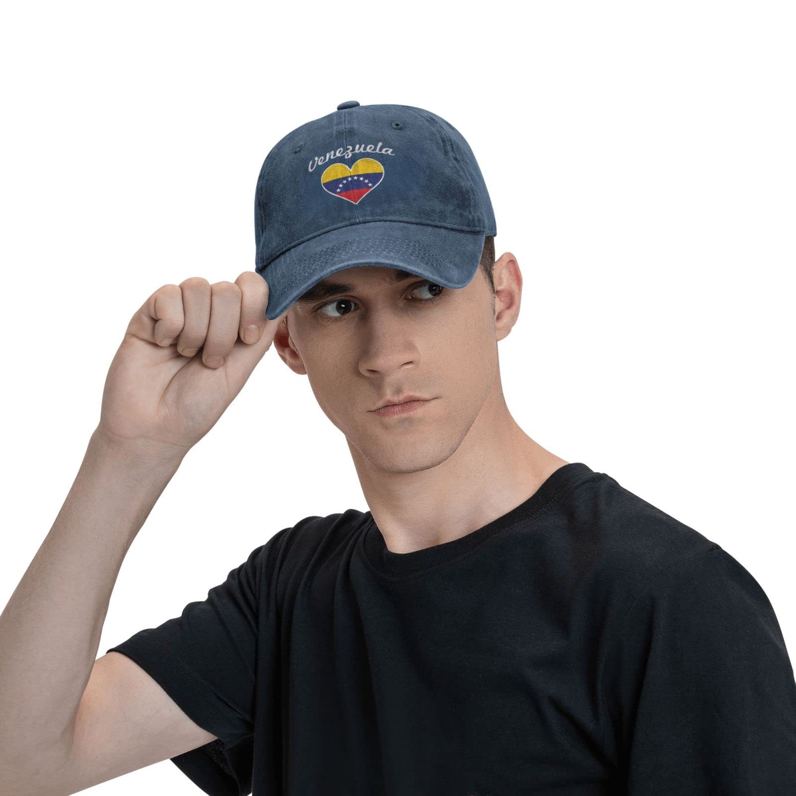 ONVOWO Durable stitching on Venezuelan flag hat for long-lasting use.