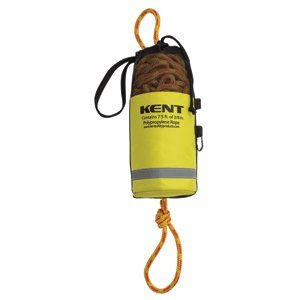 Onyx rescue throw bag 75ft in action, suited for swiftwater rescues.