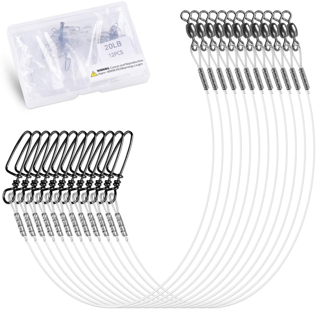 OROOTL fluorocarbon leaders pack available in 12 and 48 pieces