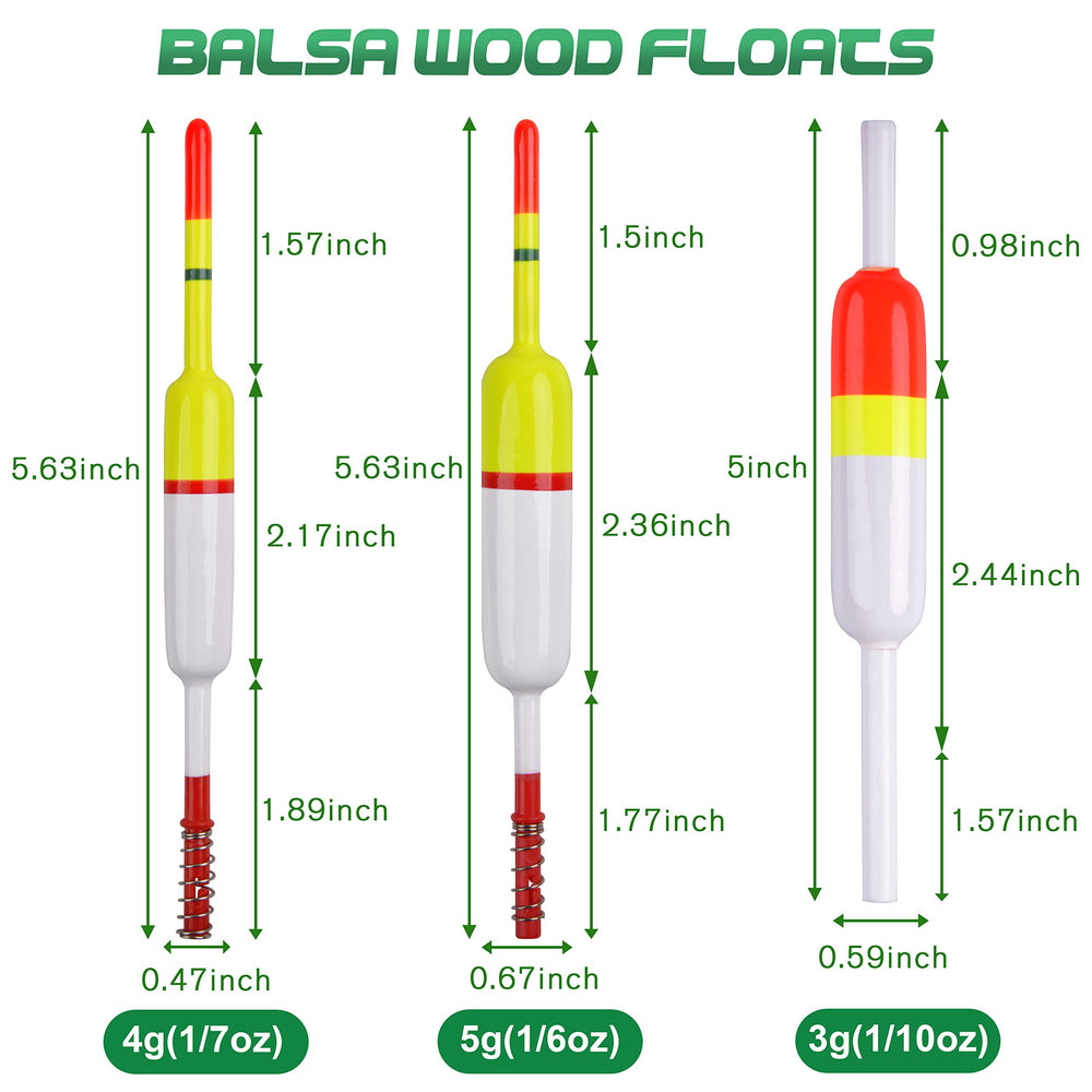 Durable fir wood slip bobber with finish